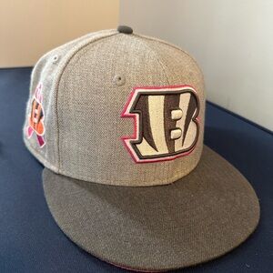 Bengals breast cancer hat
